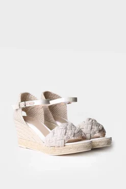 Alparcata De Pele E Fecho Traseiro - Castres