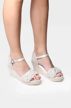 Alparcata De Pele E Fecho Traseiro - Castres