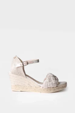 Alparcata De Pele E Fecho Traseiro - Castres