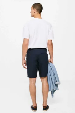 Bermuda Leve Aspeto Linho