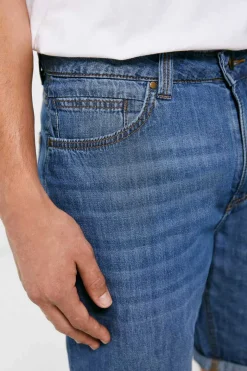 Bermuda Regular De Ganga Ultraleve Lavagem Media