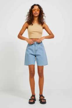 Bermuda Vaquera De Tiro Alto