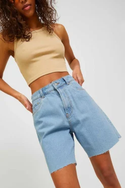 Bermuda Vaquera De Tiro Alto