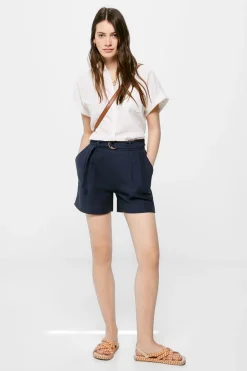 Bermudas Algodao Cor