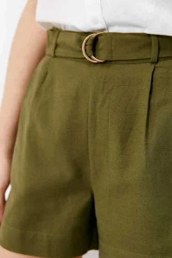 Bermudas Algodao Cor