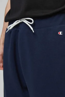 Bermudas De Algodao E Cintura Com Logo