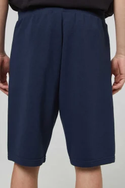 Bermudas De Algodao E Cintura Com Logo