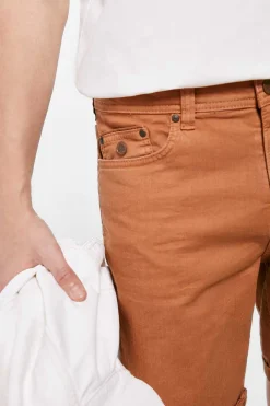 Bermudas Lavadas De 5 Bolsos Corte Slim