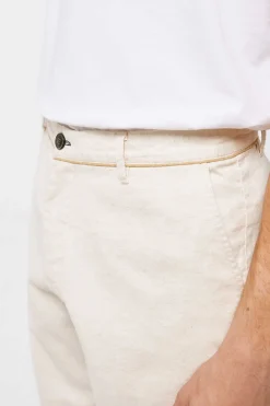 Bermudas Linho Com Debrum