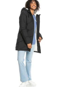 Better Weather - Casaco Acolchoado Com Capuz E Corte Comprido Para Mulher