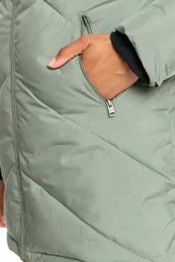 Better Weather - Casaco Acolchoado Com Capuz E Corte Comprido Para Mulher