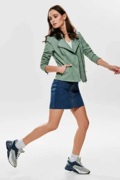 Bikerjacke Fur Damen Mit Reisverschluss