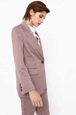 Blazer Com Estampado