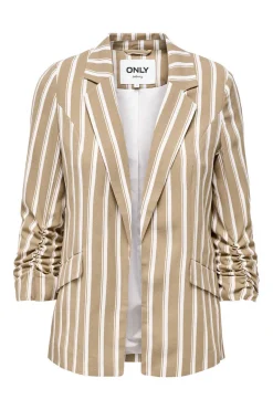 Blazer Com Manga Enrolada