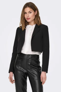 Blazer Crop Gola Lapelas