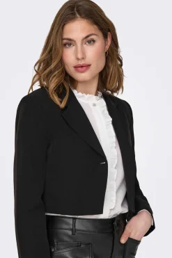 Blazer Crop Gola Lapelas