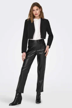 Blazer Crop Gola Lapelas