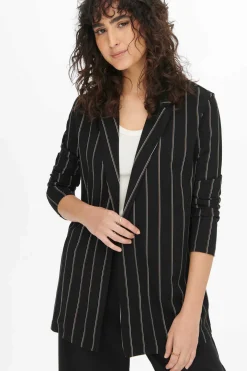 Blazer Fluido Com Manga Comprida
