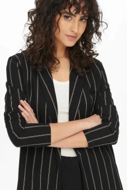 Blazer Fluido Com Manga Comprida