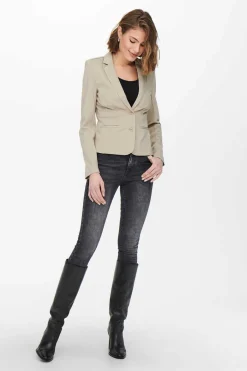 Blazer Manga Comprida Botoes