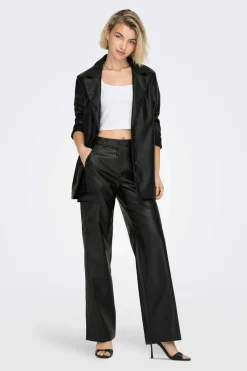 Blazer Oversize Lederoptik