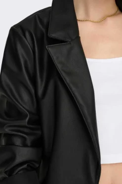 Blazer Oversize Lederoptik