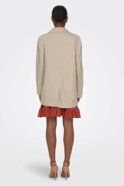 Blazer Oversized Com Linho