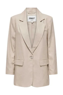 Blazer Oversized Com Linho