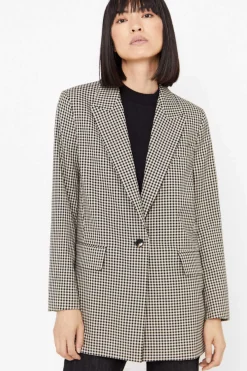 Blazer Tecido Xadrez