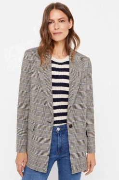 Blazer Xadrez Tecido Gales