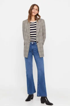 Blazer Xadrez Tecido Gales