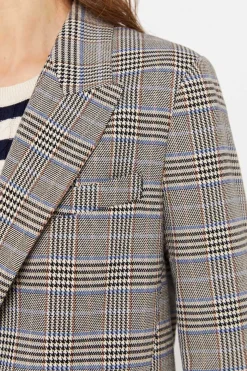 Blazer Xadrez Tecido Gales