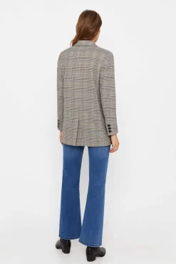 Blazer Xadrez Tecido Gales