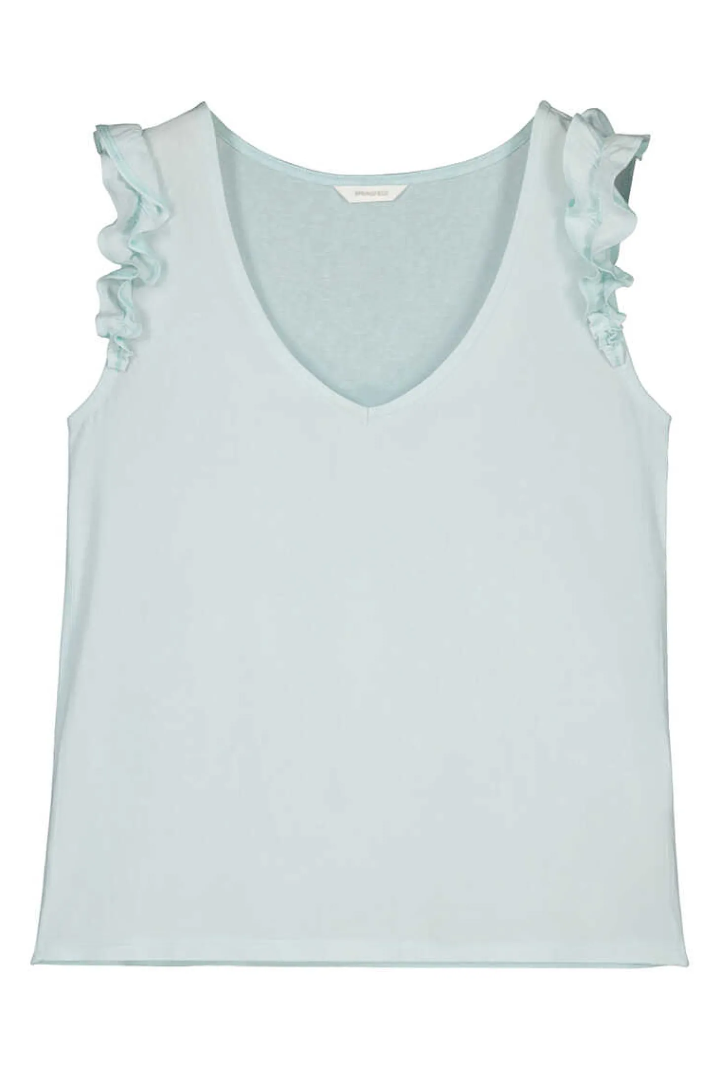 Blusa Bimateria Alcas Folhos