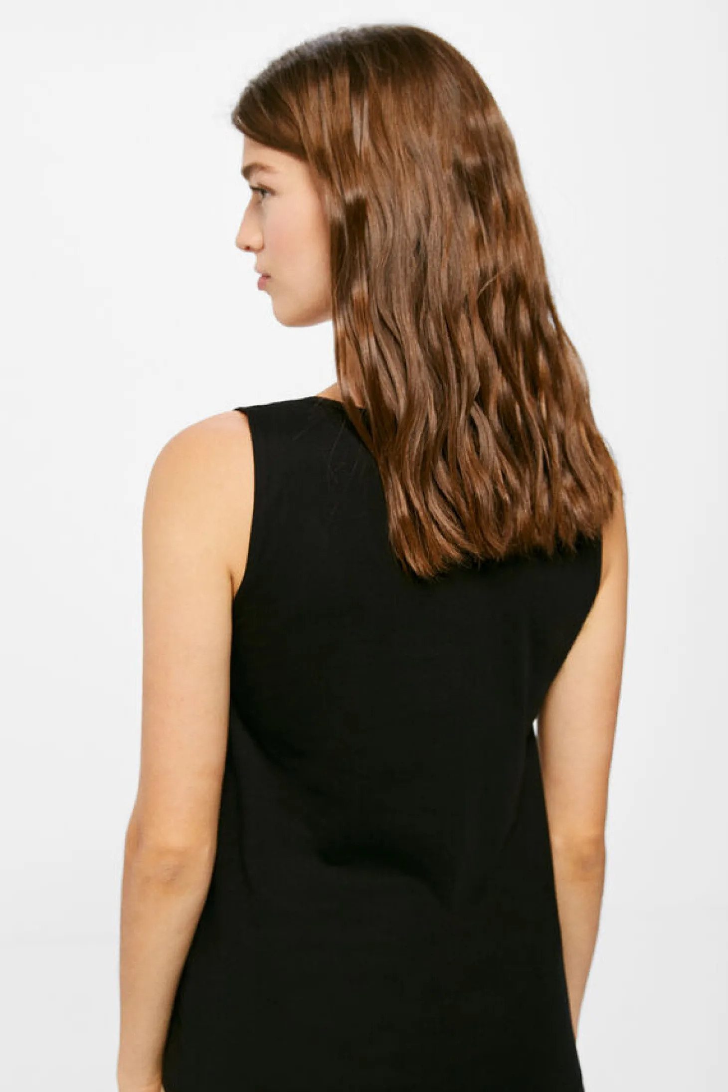 Blusa Bimateria Decote Bico Lace