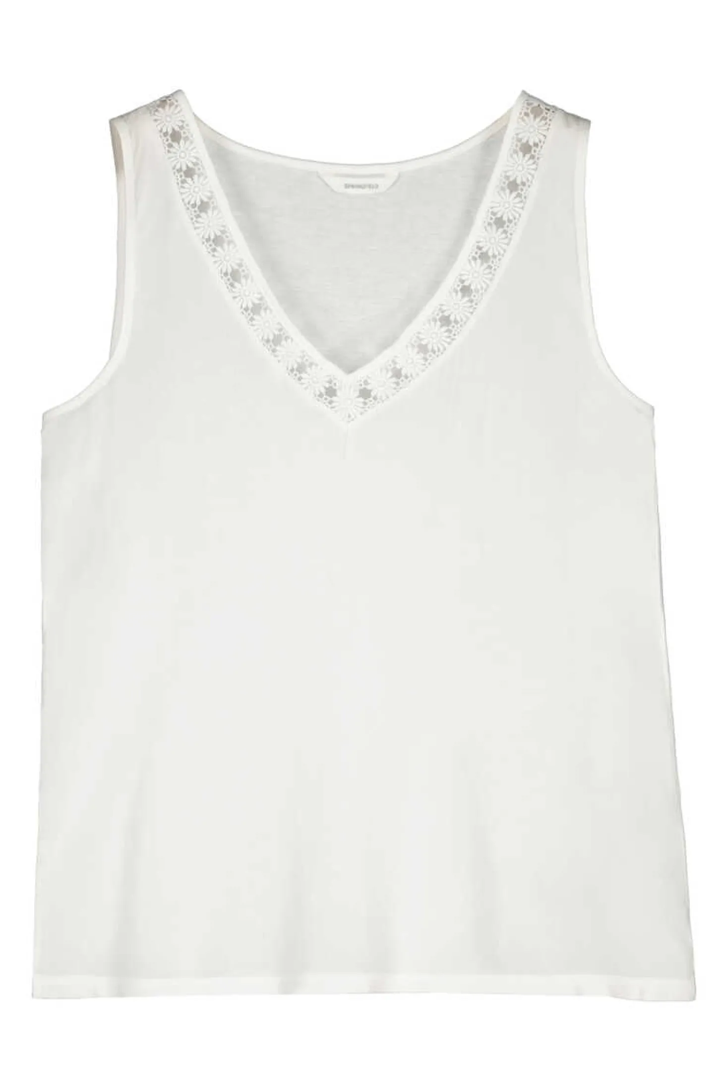 Blusa Bimateria Decote Bico Lace