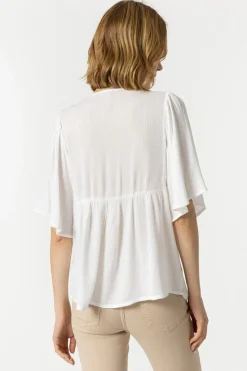 Blusa Combinada Com Croche