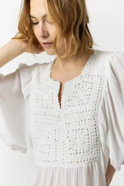 Blusa Combinada Com Croche