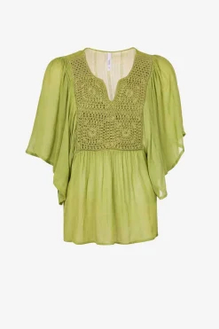 Blusa Combinada Com Croche