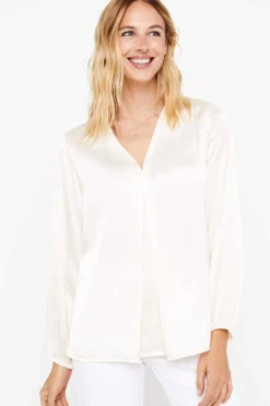 Blusa Comprida Acetinada