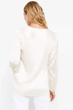 Blusa Comprida Acetinada