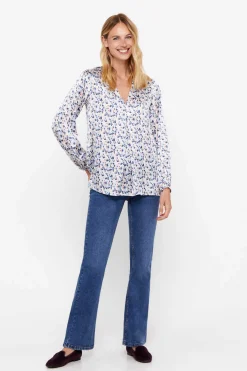 Blusa Comprida Acetinada