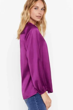 Blusa Comprida Acetinada