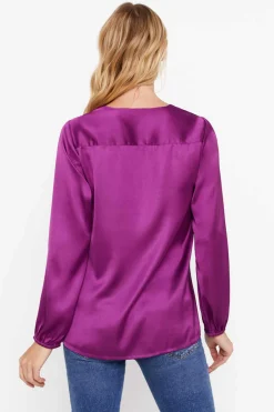 Blusa Comprida Acetinada