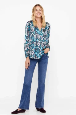 Blusa Comprida Acetinada