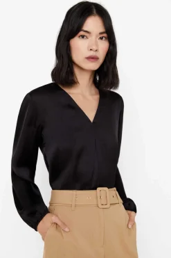 Blusa Comprida Acetinada