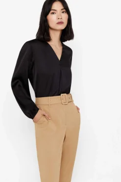 Blusa Comprida Acetinada