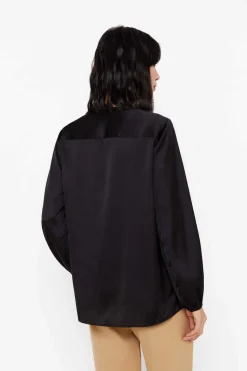 Blusa Comprida Acetinada