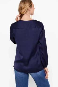 Blusa Comprida Acetinada
