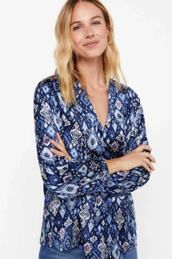 Blusa Comprida Acetinada